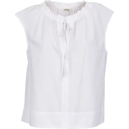 Shirt with Lace , female, Sizes: S, M, XS - Ottod'Ame - Modalova
