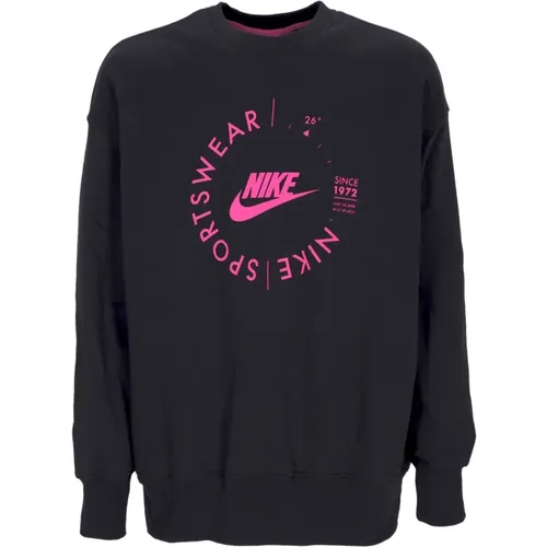 Oversized Utility Crewneck Sweatshirt , Damen, Größe: XS - Nike - Modalova