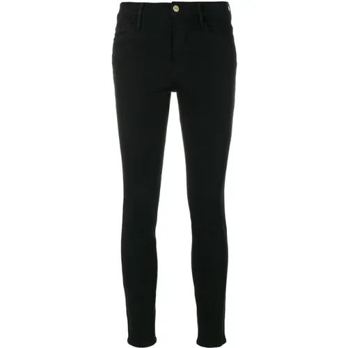 Le High Skinny Jeans , female, Sizes: W25, W30 - Frame - Modalova