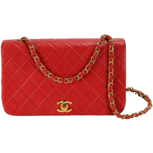 Gebrauchte Schultertasche, Rotes Lambskin, Guter Zustand - Chanel Vintage - Modalova