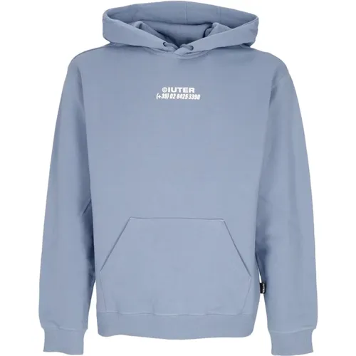 Land Blau Leichter Kapuzenpullover , Herren, Größe: XL - IUTER - Modalova