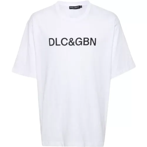 Designer T-shirt G8Pn9T G7M8F W0800 , Herren, Größe: M - Dolce & Gabbana - Modalova