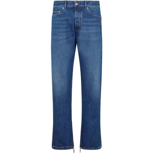 Denim Jeans Straight Leg , male, Sizes: W32, W31 - Off White - Modalova