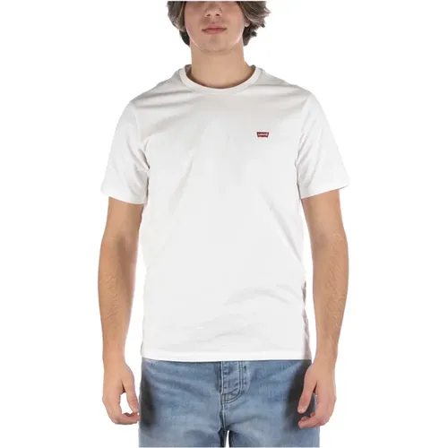 Levi's, Original Hm Tee Weisses T-Shirt , Herren, Größe: 2XL - Levis - Modalova