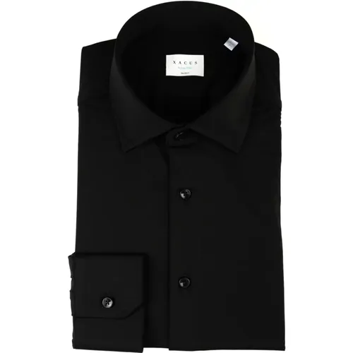 Schwarzes Hemd Camicia , Herren, Größe: 3XL - Xacus - Modalova