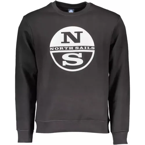 Cotton Sweater with Logo Print , male, Sizes: S, 2XL, XL, M, L - North Sails - Modalova