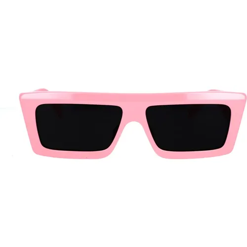 Glamorous Square Sunglasses in Acetate with Grey Lenses , male, Sizes: 57 MM - Celine - Modalova