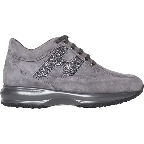 Womens Shoes Sneakers Grigio Noos , female, Sizes: 5 1/2 UK, 7 UK - Hogan - Modalova