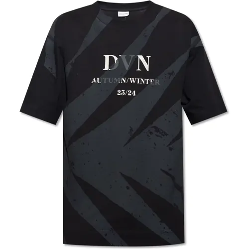 Printed T-shirt , male, Sizes: M - Dries Van Noten - Modalova