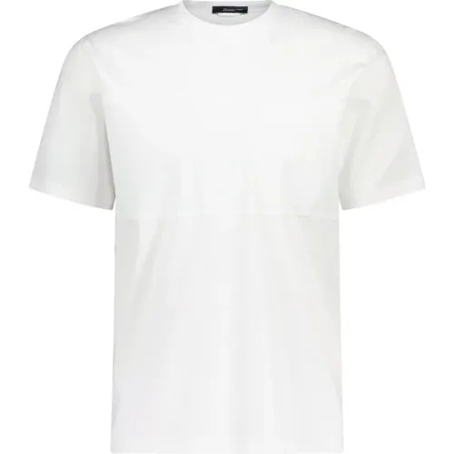 T-Shirt aus Material-Mix , Herren, Größe: M - Herno - Modalova