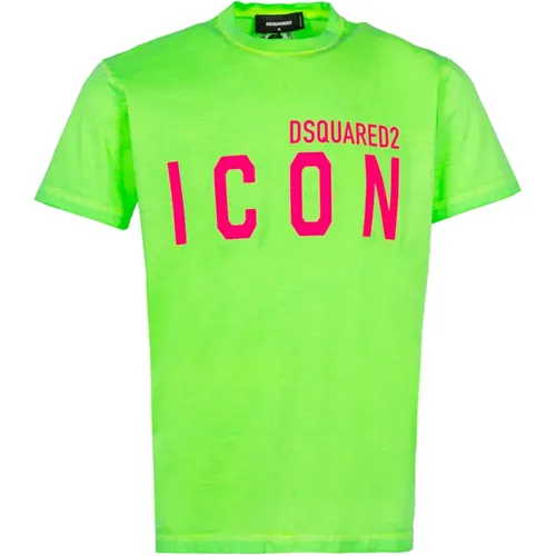 Icon Logo Print T-Shirt Dsquared2 - Dsquared2 - Modalova