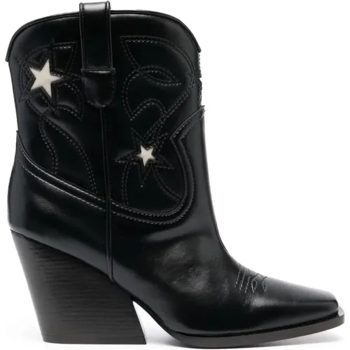 Logo Ankle Boots , female, Sizes: 4 1/2 UK - Stella Mccartney - Modalova