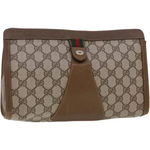 Pre-owned Canvas clutches , female, Sizes: ONE SIZE - Gucci Vintage - Modalova