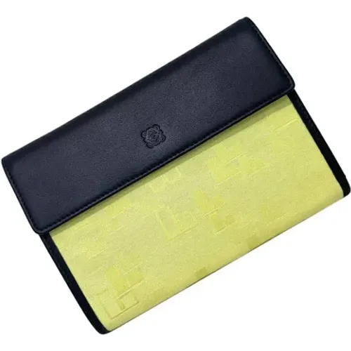 Pre-owned Canvas wallets , female, Sizes: ONE SIZE - Loewe Pre-owned - Modalova