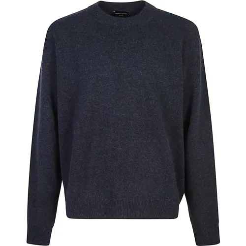 Knitwear Sweatshirt Aw24 , male, Sizes: XL, L - Roberto Collina - Modalova