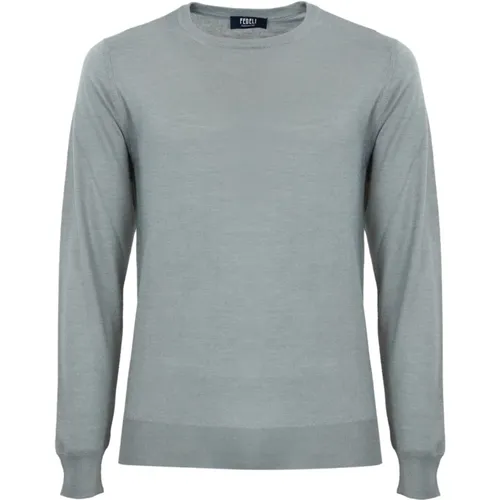 Kaschmir Seidenstrickpullover , Herren, Größe: 2XL - Fedeli - Modalova