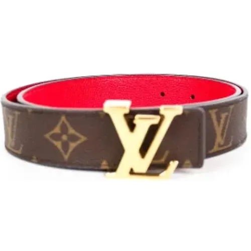 Pre-owned Leather belts , female, Sizes: ONE SIZE - Louis Vuitton Vintage - Modalova