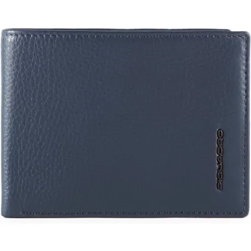 Leather Wallet Rfid Protection , male, Sizes: ONE SIZE - Piquadro - Modalova