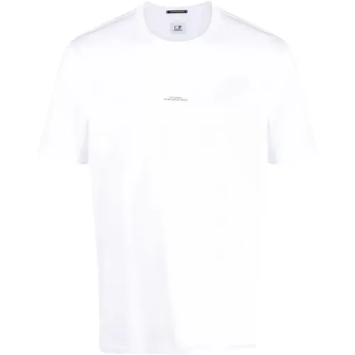 T-shirt with Logo Print , male, Sizes: XL - C.P. Company - Modalova