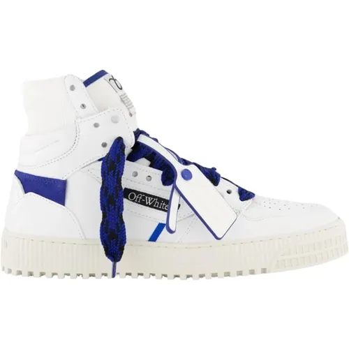 Off , Casual Sneaker Weiß/Blau , Herren, Größe: 44 EU - Off White - Modalova