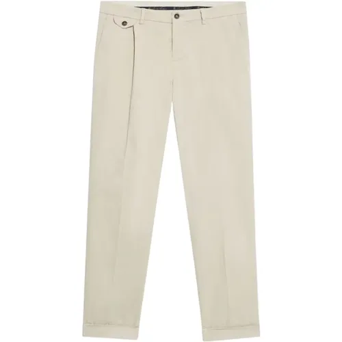 Doppelt gefaltete Regular Fit Baumwoll-Chinos - Brooks Brothers - Modalova