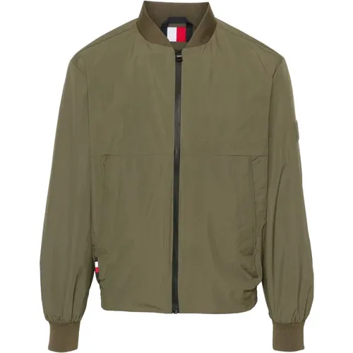 Grüne Nylon Polyester Bomberjacke , Herren, Größe: 2XL - Tommy Hilfiger - Modalova