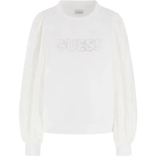 Weiße Damen Sweatshirt Guess - Guess - Modalova