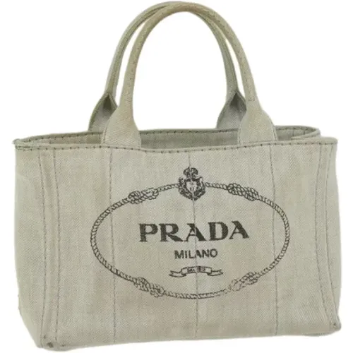 Pre-owned Canvas prada-bags , female, Sizes: ONE SIZE - Prada Vintage - Modalova