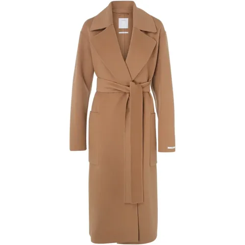 Camel Wool Coat , female, Sizes: S, XS, M - SPORTMAX - Modalova