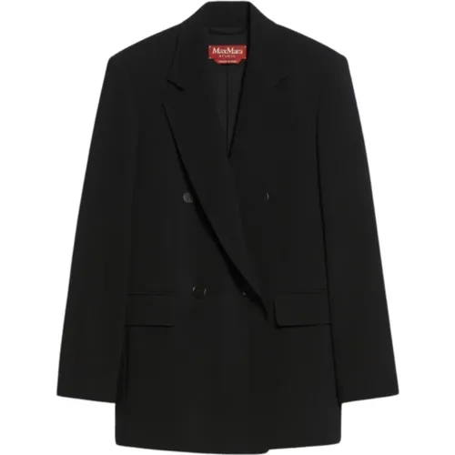 Oversized Double-Breasted Blazer , female, Sizes: M - Max Mara Studio - Modalova