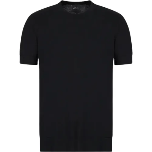 Basic T-Shirt , male, Sizes: L, 2XL - Armani Exchange - Modalova