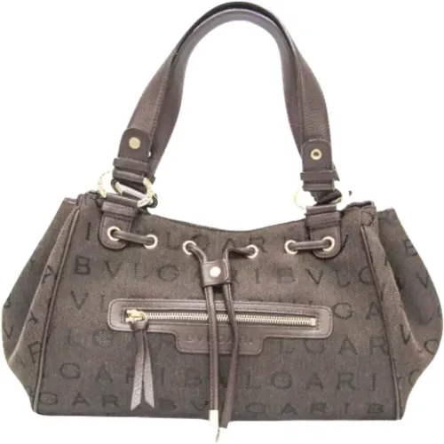 Pre-owned Canvas shoulder-bags , female, Sizes: ONE SIZE - Bvlgari Vintage - Modalova