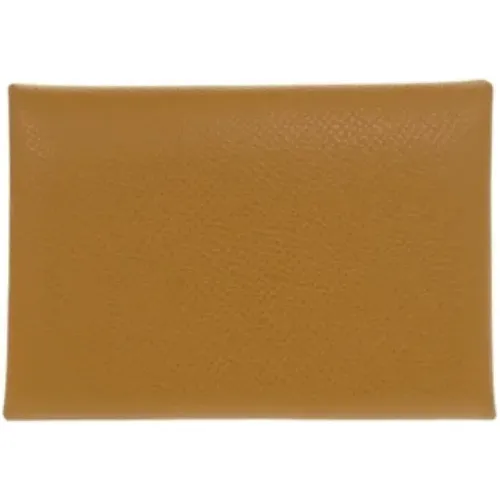 Pre-owned Leather wallets , female, Sizes: ONE SIZE - Hermès Vintage - Modalova