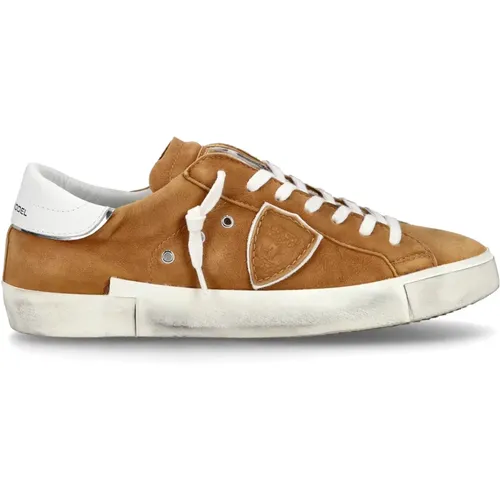 Sneakers Casual Prsx Men Nubuck Hazel , Herren, Größe: 41 EU - Philippe Model - Modalova