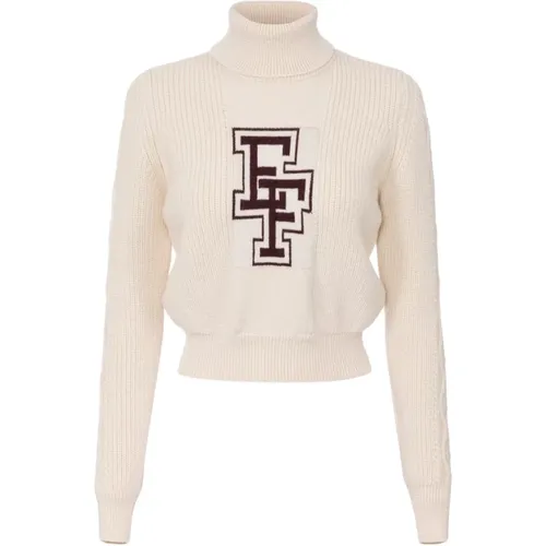 Stilvolle Pullover Kollektion , Damen, Größe: M - Elisabetta Franchi - Modalova