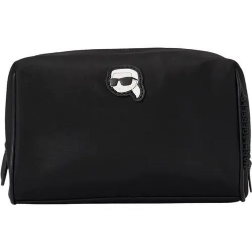 Vanity case Ikonik 2.0 Nylon , female, Sizes: ONE SIZE - Karl Lagerfeld - Modalova