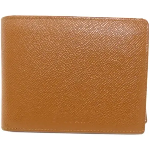 Pre-owned Leather wallets , male, Sizes: ONE SIZE - Bvlgari Vintage - Modalova