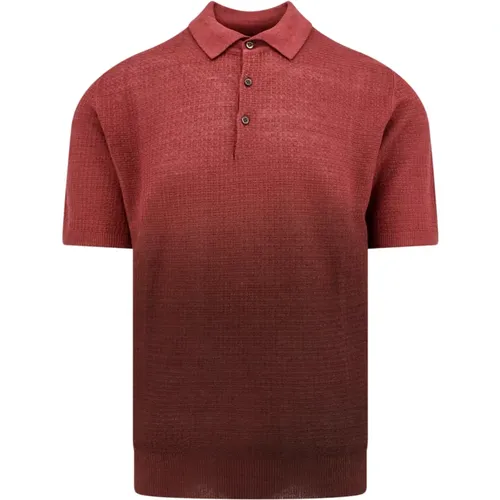 Mens Clothing T-Shirts Polos Red Ss24 , male, Sizes: 5XL, XL, 4XL, 2XL - Corneliani - Modalova