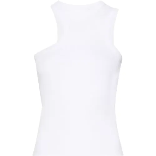 Besticktes Monogramm Racerback Tank , Damen, Größe: M - Axel Arigato - Modalova