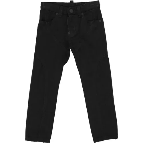 Cool Guy Icon Schwarze Baumwolljeans - Dsquared2 - Modalova