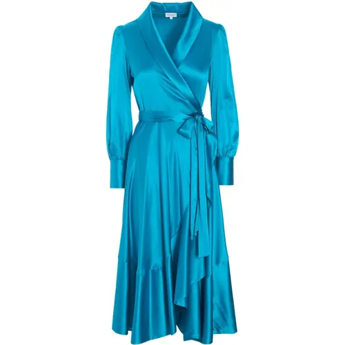 Silk Wrap Dress VITAH-Beryl , female, Sizes: M, S - Dea Kudibal - Modalova