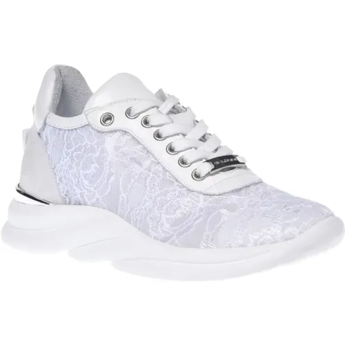 Sneaker in white lace Baldinini - Baldinini - Modalova