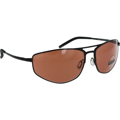 Stylish Sunglasses for Men , male, Sizes: 64 MM - Serengeti - Modalova