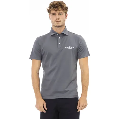 Besticktes Logo Polo-Shirt , Herren, Größe: S - Baldinini - Modalova