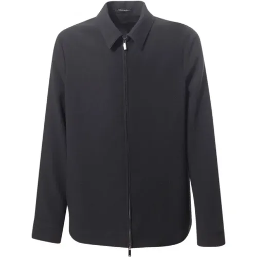 Blazer Double Zip Regular Fit , male, Sizes: 2XL - Emporio Armani - Modalova