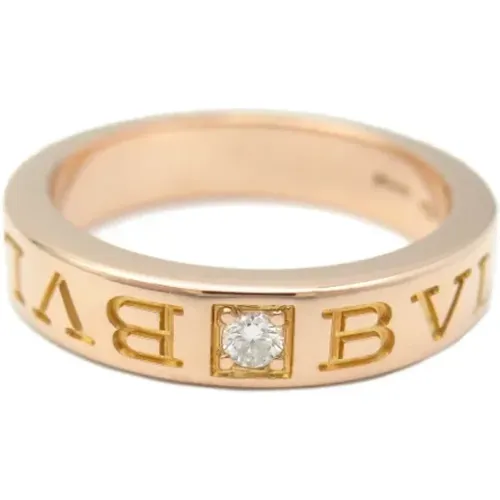 Pre-owned Rose Gold rings , female, Sizes: ONE SIZE - Bvlgari Vintage - Modalova