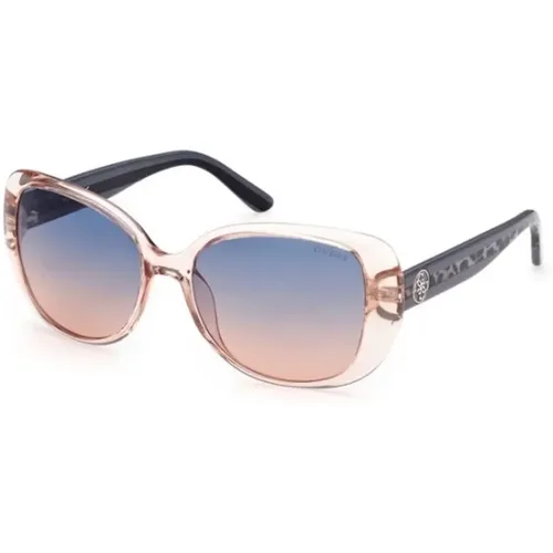 Chic Beige Sunglasses for Women , female, Sizes: 56 MM - Guess - Modalova
