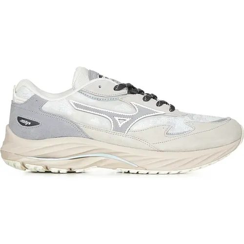 Weiße Sneakers für Alle Anlässe , Herren, Größe: 44 1/2 EU - Mizuno - Modalova