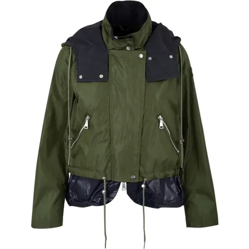 Front Zipper Coat with Adjustable Waist , female, Sizes: XS, 2XS - add - Modalova