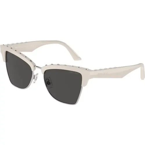 Stylish Sunglasses Grey Dark Lenses , unisex, Sizes: 54 MM - Jimmy Choo - Modalova